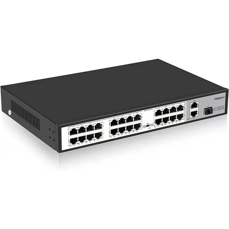 (BD-S1228B)  SWITCH 24 PORTS 100 MB/S +4 PORTS UPLINK GIGABIT/2xSFP +1 PORT CONSOLE