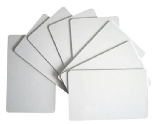 Carte de proximité RFID Blanche 125 kHz sans code