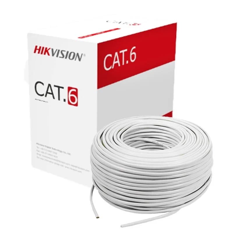 (CI10HIK) CABLE RESEAU RJ45 UTP GRIS CATEGORIE 6 CCA MARQUE HIKVISION