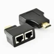 (D2510) HDMI Extender SENDER+RECEIVER CAT5E/6 FULL HD 1080P 3D DISTANCE de 30 METRES — Digipark