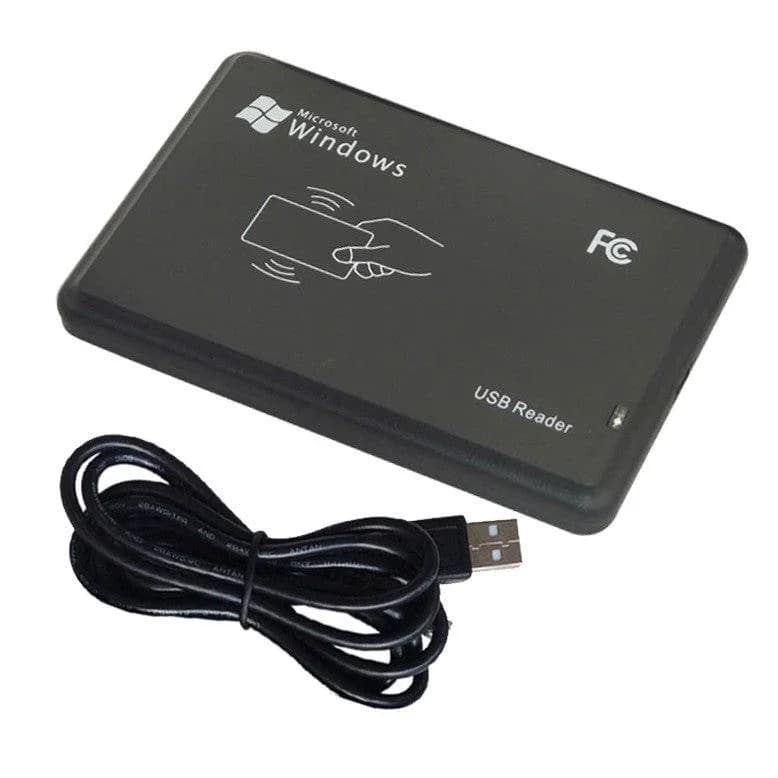 (D4912USBEM)LECTEUR USB RFID 125KHZ POUR WINDOWS POUR CARTE ET PORTES CLES: