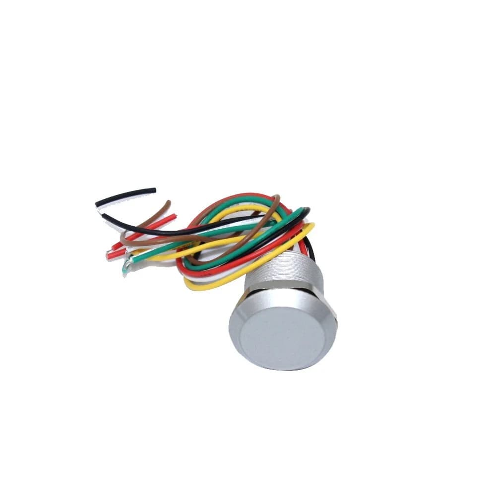 (D5148RS1EM)MINI-LECTEUR ROND DE CARTES RFID EM 125KHZ METAL ETANCHE DI-RS1 9-16V