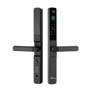 (D543N264)Serrure intelligente WIFI mince pour porte en profilé aluminium: