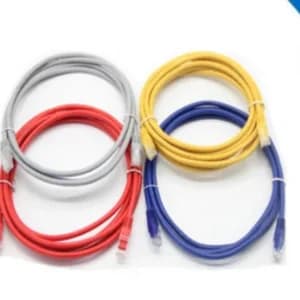 (GI-COR2M6A ) CABLE BRASSAGE 2M UTP CAT6/6A  (BLEU-ROUGE-GRIS-JAUNE)