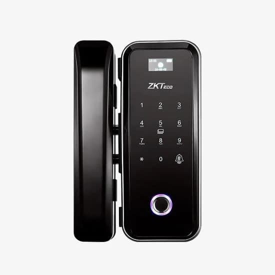 (GL300W)Serrure de porte en verre:Empreinte digitale; — Digipark