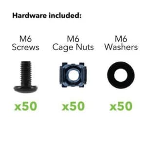 KIT (VISCA-M6)VISSERIE POUR ARMOIRES ET COFFRETS INFORMATIQUES