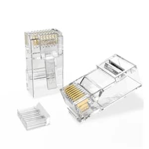 (PLUG-USO61)FICHE RESEAU RJ45 CAT6A UTP Sachet de 10 pieces