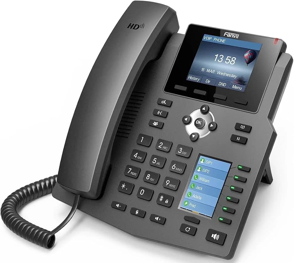(X5SG)Téléphone IP FANVIL X5SG POE écran Couleur LCD 3.5" 16 Lignes : — Digipark