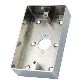 (D4022M50)SOCLE INOX POUR BOUTON POUSSOIR APPARENT
