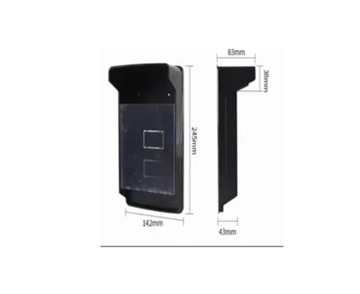 (D437COV) Couvercle en ABS étanche pour Système de Contrôle d'accès&videophones Pour DI-DT3 à recon — Digipark