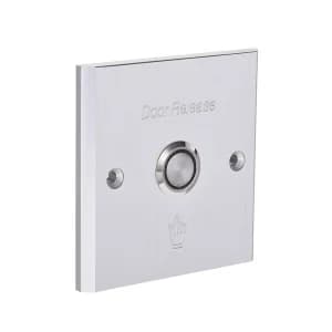(D5225OP6) bouton poussoir de porte rectangulaire en aluminium avec contact (no/nc/com):