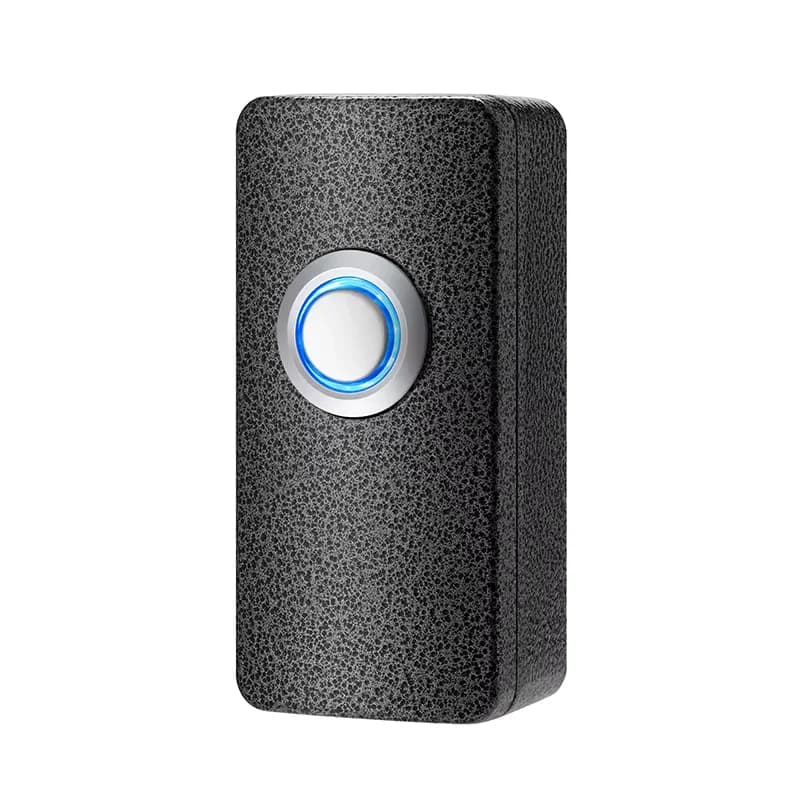 (D5229OP21LG)Bouton de sortie en acier GRIS boîte à boutons avec lumière: