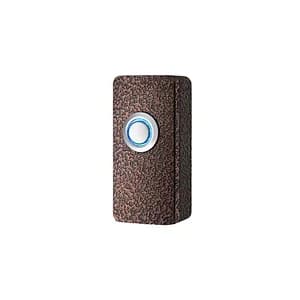 (D5230LM)Bouton de sortie en acier MARRON boîte à boutons avec lumière: